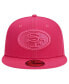 ფოტო #4 პროდუქტის Men's Pink San Francisco 49ers Color Pack 59FIFTY Fitted Hat