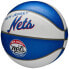 Фото #3 товара Wilson NBA Team Retro Brooklyn Nets Mini Ball WTB3200XBBRO