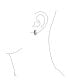 ფოტო #4 პროდუქტის Round Solitaire Cubic Zirconia AAA CZ S-Style Wave Kpop Huggie Hoop Earrings For Women .925 Sterling Silver More Colors