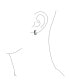 ფოტო #4 პროდუქტის Round Solitaire Cubic Zirconia AAA CZ S-Style Wave Kpop Huggie Hoop Earrings For Women .925 Sterling Silver More Colors