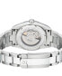 ფოტო #3 პროდუქტის Men's West Village Swiss Automatic Silver-Tone Stainless Steel Bracelet Watch 40mm