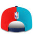 Фото #4 товара Men's and Women's Black, Navy Brooklyn Nets 2023/24 City Edition 9FIFTY Snapback Adjustable Hat