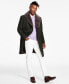 Фото #1 товара Men's Classic-Fit Double-Breasted Wool Blend Overcoats