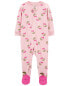 Фото #17 товара Toddler 1-Piece Cherry Fleece Footie Pajamas 2T