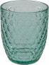 Фото #7 товара Villa d'Este Home Tivoli Geometry Water Glasses, Coloured Glass with Relief Finish, 240 ml, Pack of 6, Multi-Colour