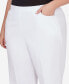 ფოტო #4 პროდუქტის Plus Size Paradise Island Twill Capri Pants