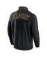 Фото #2 товара Men's Black Vegas Golden Knights Step Up Crinkle Raglan Full-Zip Windbreaker Jacket