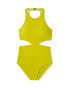 Фото #2 товара FLAGPOLE Lynn 167875 One-Piece (Lime ) Women's One-Piece Swimsuit Sz XL