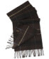 Фото #2 товара Men's Plaid Cashmere Scarf, Created for Macy's
