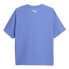 Фото #2 товара Футболка унисекс Puma HOOPS Culture Crew Neck 3/4 Sleeve T-Shirt X Skylar синего цвета