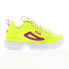 Fila Disruptor II Premium 5XM01763-726 Womens Yellow Lifestyle Sneakers Shoes 10