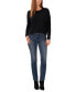 ფოტო #3 პროდუქტის Cozy Long Sleeve Extend Shoulder Sweater