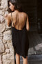 Фото #12 товара Короткое платье-комбинация ZARA