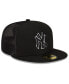 Фото #4 товара Men's Black New York Yankees 2022 Batting Practice 59Fifty Fitted Hat