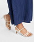 Фото #2 товара Women's Cloverr Strappy Block-Heel Sandals, Created for Macy's