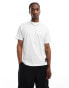 Фото #1 товара Calvin Klein Jeans oversized badge t-shirt in white