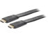 Фото #1 товара StarTech.com HDMIMM10FL 10 ft. Black Flat High Speed HDMI Cable with Ethernet Ma