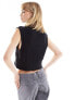 Фото #3 товара Calvin Klein Jeans woven label sweater vest in black