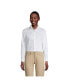 ფოტო #3 პროდუქტის Women's School Uniform No Gape Long Sleeve Stretch Shirt