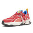 Фото #2 товара Puma Jv X Sf Rs Trck Lace Up Mens Red Sneakers Casual Shoes 30799801