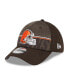 ფოტო #1 პროდუქტის Men's Brown Cleveland Browns 2023 NFL Training Camp 39THIRTY Flex Fit Hat