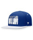 Головной убор Snapback Fanatics мужской Торонто Мэйпл Лифс Blue, White Heritage Retro двухцветный Бело-синий - фото #4