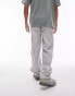 Фото #4 товара Topman loose trousers in grey