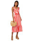Фото #4 товара Women's Striped Midi Dress