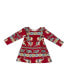ფოტო #1 პროდუქტის Baby Girls Ruffled Printed Dress