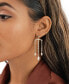 ფოტო #3 პროდუქტის Women's Chains and Pearls Chandelier Drop Earrings