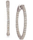 Nude Diamond In & Out Hoop Earrings (2 ct. t.w.) in 14k Rose Gold (also in Yellow Gold and White Gold)