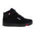 Фото #2 товара Fila V-10 Lux 1CM01212-014 Mens Black Nubuck Lifestyle Sneakers Shoes