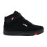 Fila V-10 Lux 1CM01212-014 Mens Black Nubuck Lifestyle Sneakers Shoes