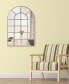 Фото #5 товара Solid Wood Base Covered with Beveled Arch Window Mirror - 30" x 40"