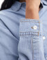 New Look denim shirt in light blue