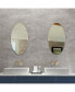 Фото #4 товара Frameless Beveled Wall Mounted Bathroom Mirror, Hd Makeup Mirror, 25 Round Mirror