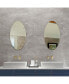 Frameless Beveled Wall Mounted Bathroom Mirror, Hd Makeup Mirror, 25 Round Mirror