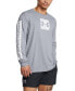 ფოტო #2 პროდუქტის Men's Sportstyle Boxed Logo Graphic Long-Sleeve Shirt