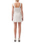 ფოტო #2 პროდუქტის Women's Structured Button-Front Skirt