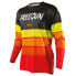 FREEGUN BY SHOT Stripe long sleeve T-shirt Red / Neon Yellow, M - фото #2