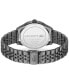 Фото #3 товара Наручные часы Stuhrling Silver Tone Mesh Stainless Steel Bracelet Watch 48mm.