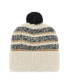 ფოტო #2 პროდუქტის Men's Natural Tampa Bay Rays Tavern Cuffed Knit Hat with Pom