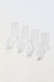 Pack of four long socks