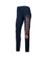 Women's Navy Distressed Auburn Tigers Long Sleeve Hoodie T-shirt and Pants Sleep Set