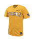 Фото #3 товара Men's Gold LSU Tigers Replica Full-Button Baseball Jersey