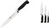 Фото #5 товара Zwilling 31070-201 Four Star Meat Knife, Stainless Special Steel, Special Melt, Plastic, 200 mm, Black & 31070-051 Four Star Paring Knife