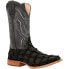 Фото #4 товара Durango Premium Exotics Pirarucu Square Toe Cowboy Mens Black Casual Boots DDB0