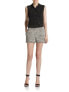 Cut25 by Yigal Azrouël 190551 Womens Black/Gray Tweed Casual Shorts Size 6