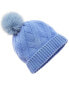 Фото #1 товара Sofiacashmere Diamond Rib Cashmere Hat Women's Blue