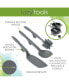 Фото #17 товара Tools and Gadgets Lazy Chop and Stir, Flexi Turner, and Scraping Spoon Set